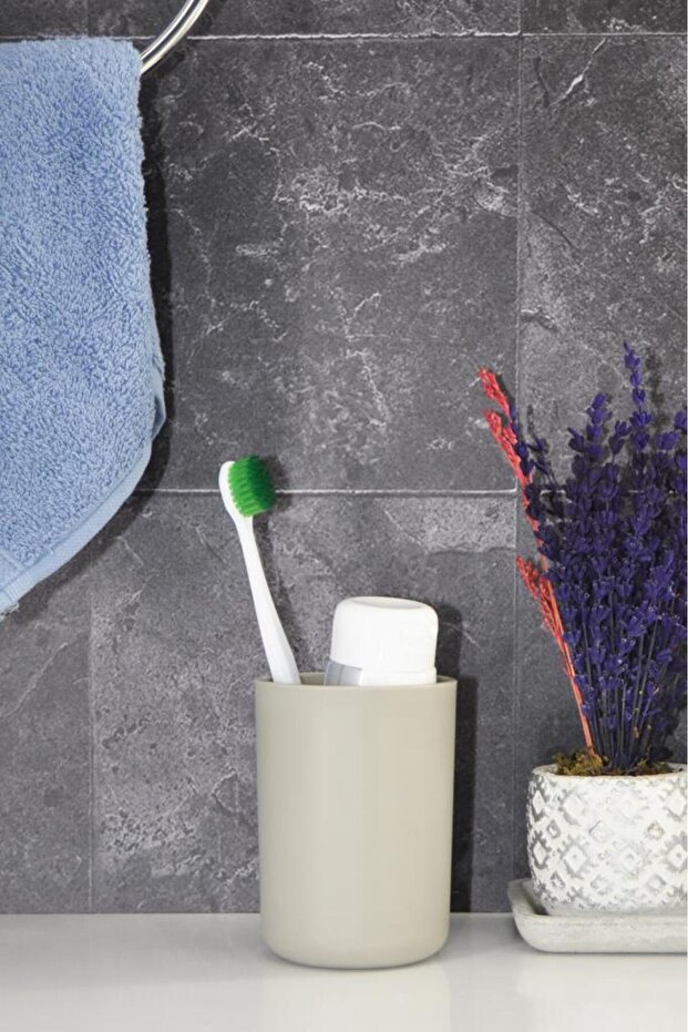 Diş Fırçalık Ve Macunluk Bej - 1