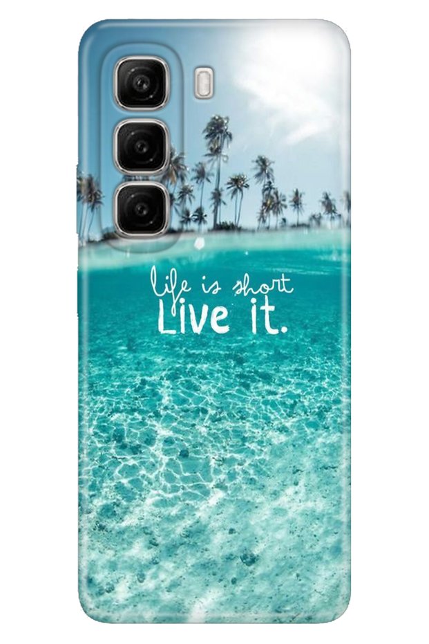 Infinix Hot 50 Pro 4g Case 6.78 Inc Camera Protection Silicone Printed Life Short