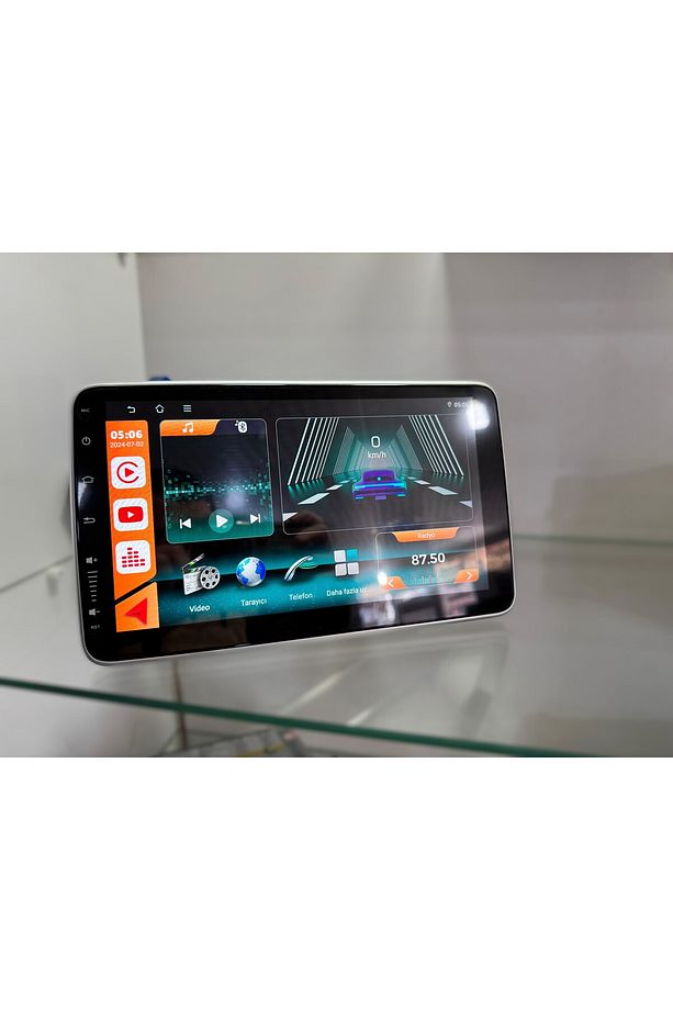 NAVİMEX NAV HD DÖNER BAŞLIKLI TEK DİN DOUBLE CARPLAY ANDROİD MULTİMEDYA BT 4RAM - 7