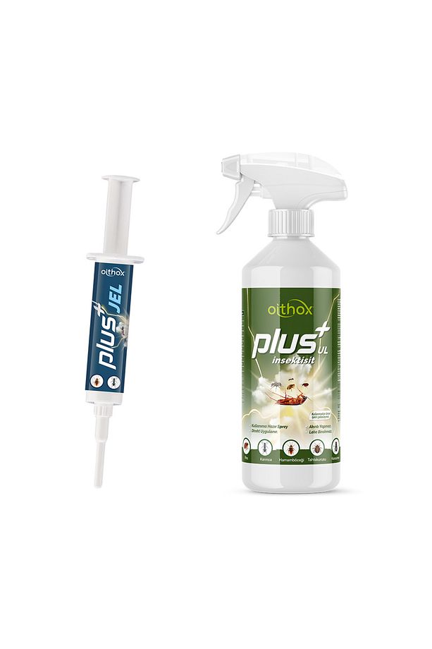 Plus 5 gr Hamam Böceği ve Karınca Jeli + UL 500 ml Haşere İlacı - 1