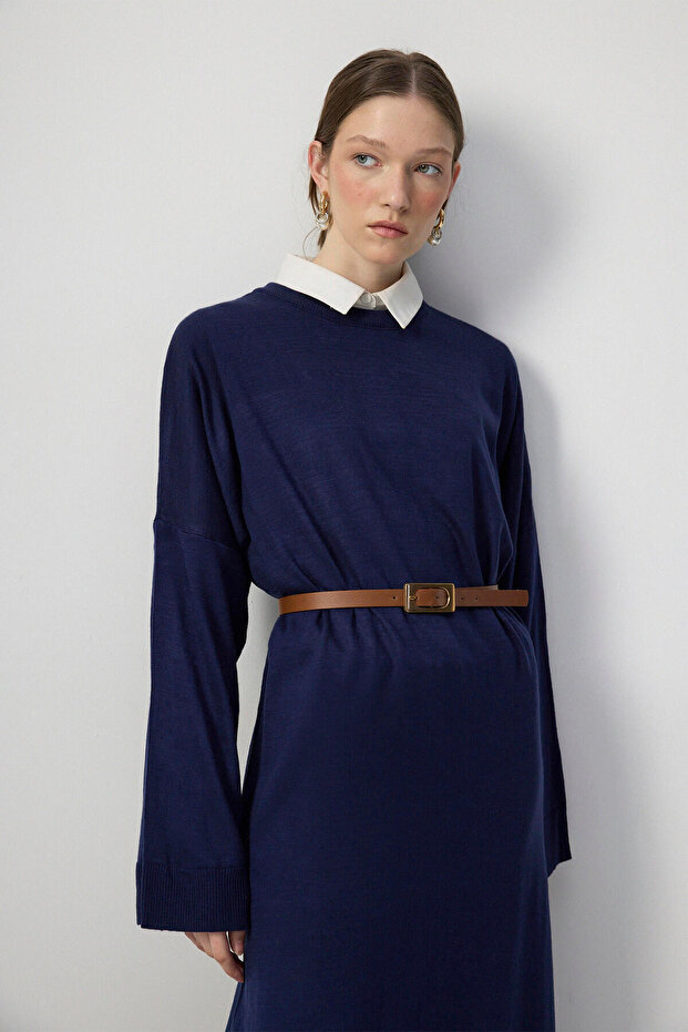 OVERSIZE TRİKO ELBİSE - 3