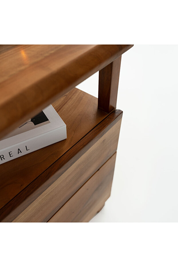 Pera Model Ceviz Komodin - 3