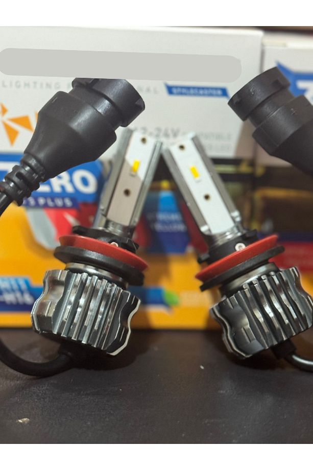 H11 Xenon Zero Plus Serisi Limon Sarı Ultra Güçlü  12-24 Volt Sis-Far Ampulü - 2