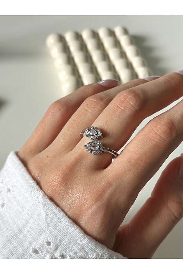 Drop Model Double Baguette Ring - 4