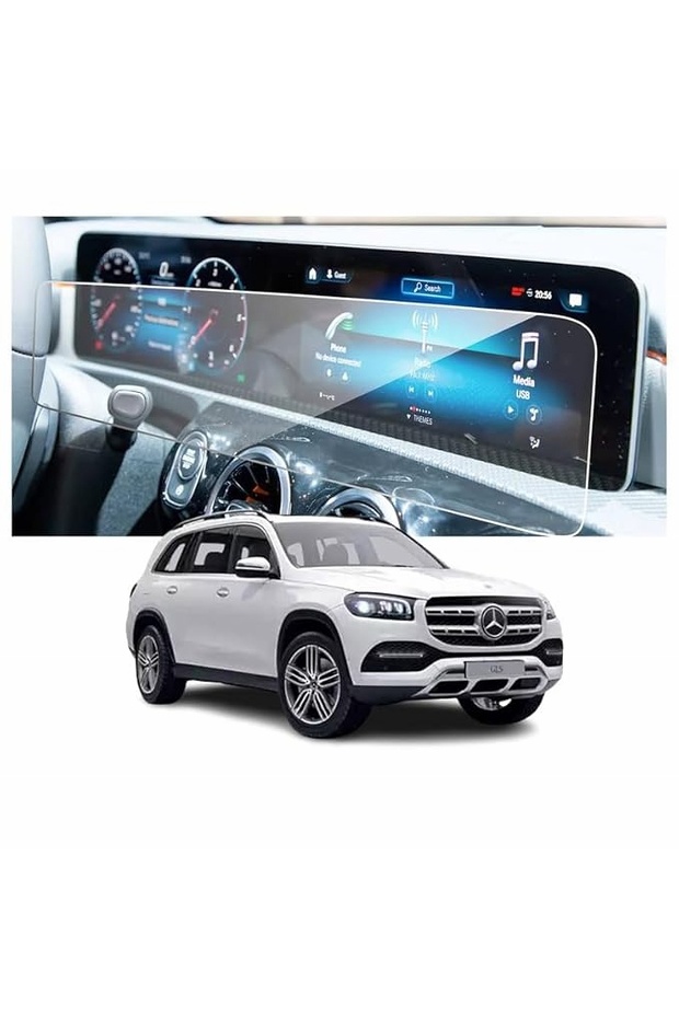 Mercedes Gls Compatible 2019-2026 Model Instrument and Touchscreen Information Display Compatible 9H Nano Screen