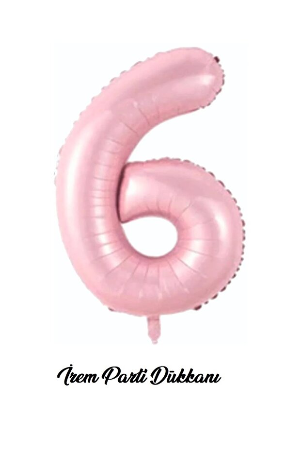 Pink 6 Years Old Number Balloon 76 cm 34 Inches