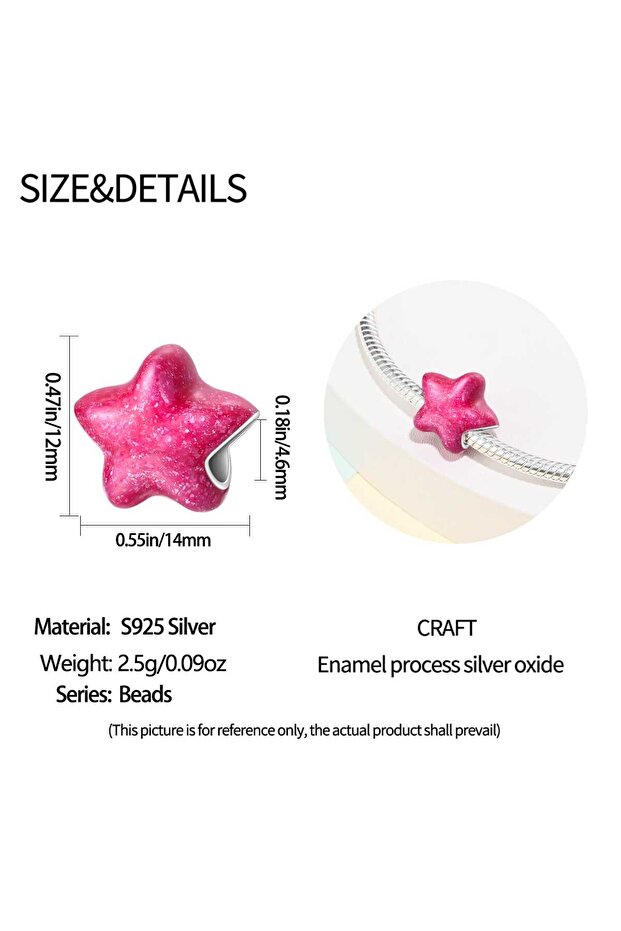 Pembe Yıldız Charm - 5