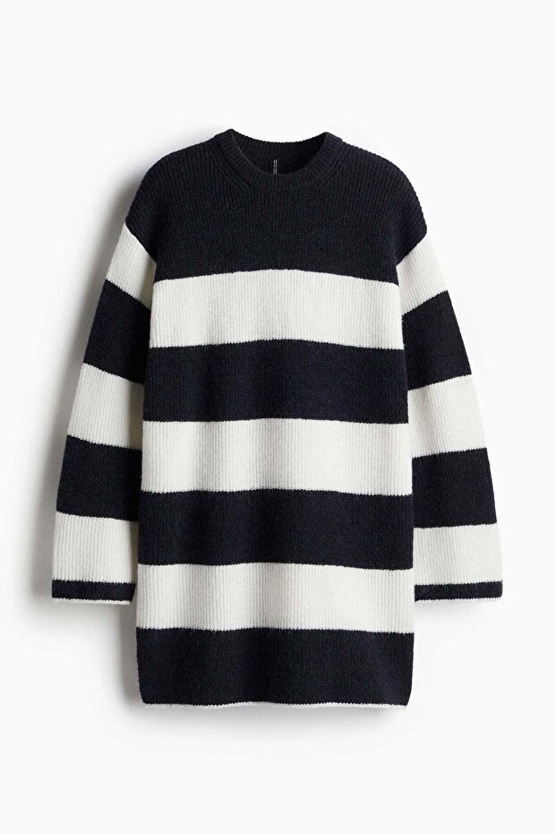 Rib-knit dress