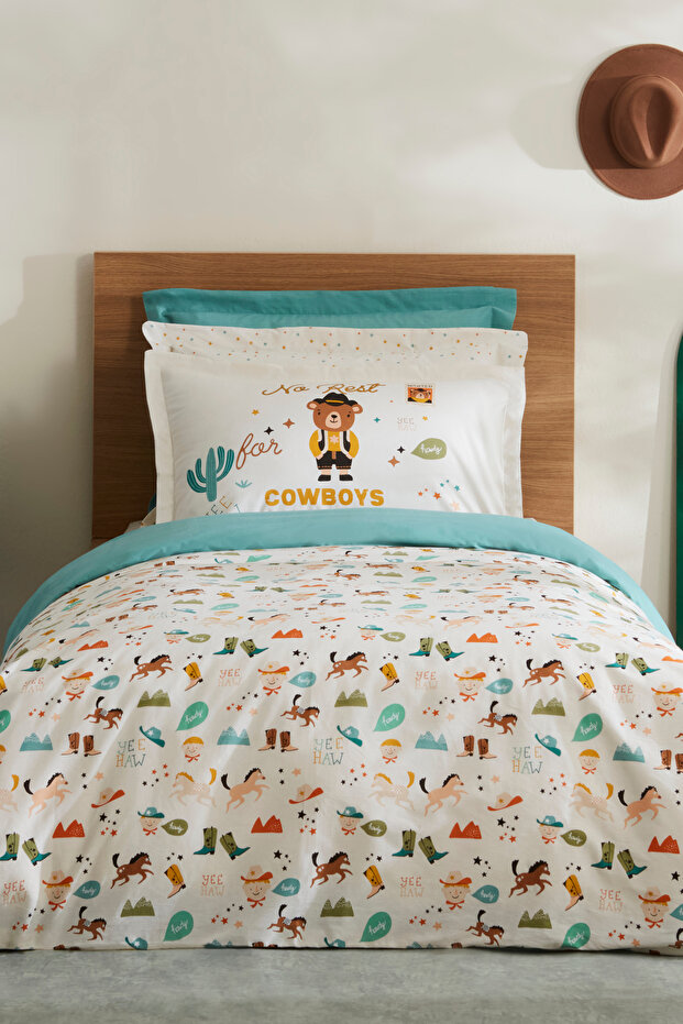 Karaca Home Young Cowboys Single Duvet Cover Set