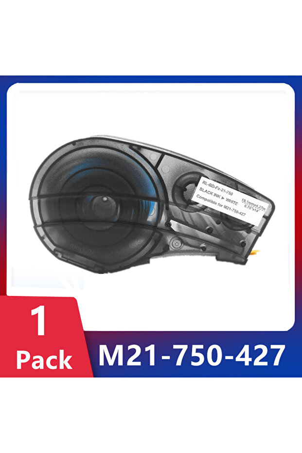 1PK M21-750-427 1PK M21-750-427 0.75" Label Compatible BRADY BMP21 PLUS Handheld Label Printer Self-