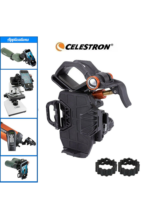 محول NexYZ ثلاثي المحاور من Celestron NexYZ ثلاثي المحاور للهواتف الذكية عالميًا لتركيب الهاتف المحمول من أجل Astrono
