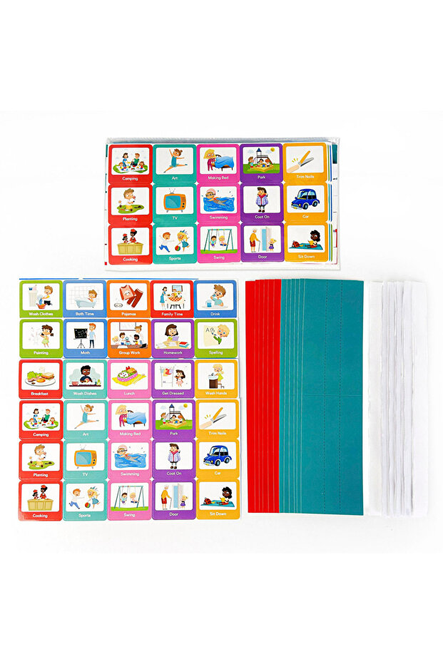 Lee's Sharing As shown Children's Visual Time Chart Non Verbal ...