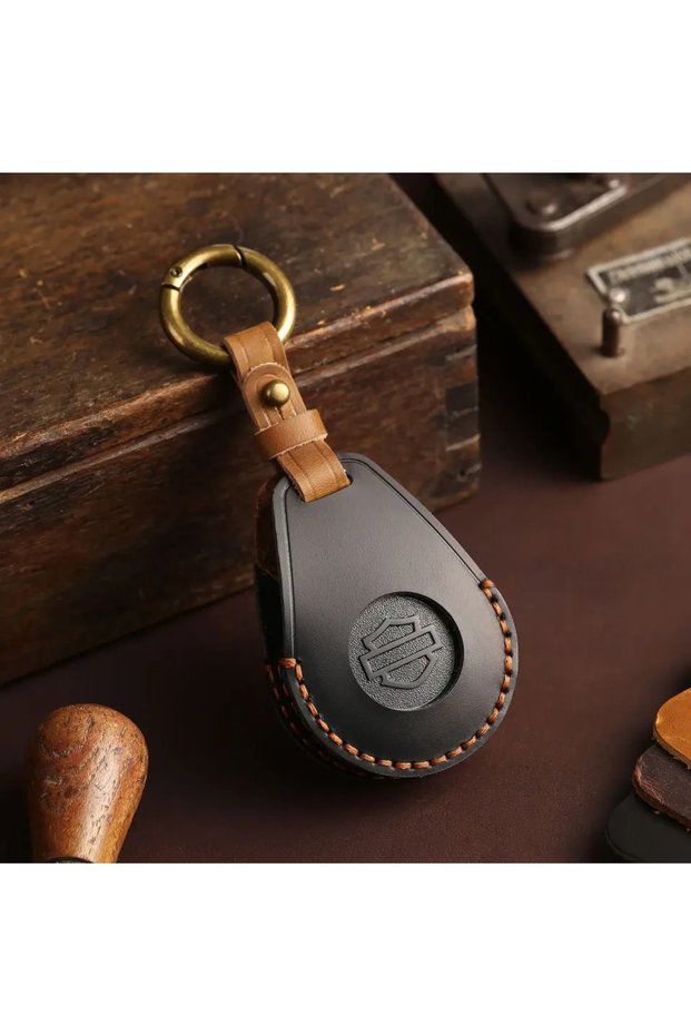 black Car Key Case for Harley Davidson Softail Sportster VRSC Touring X48 883 1200 Street Glide Moto