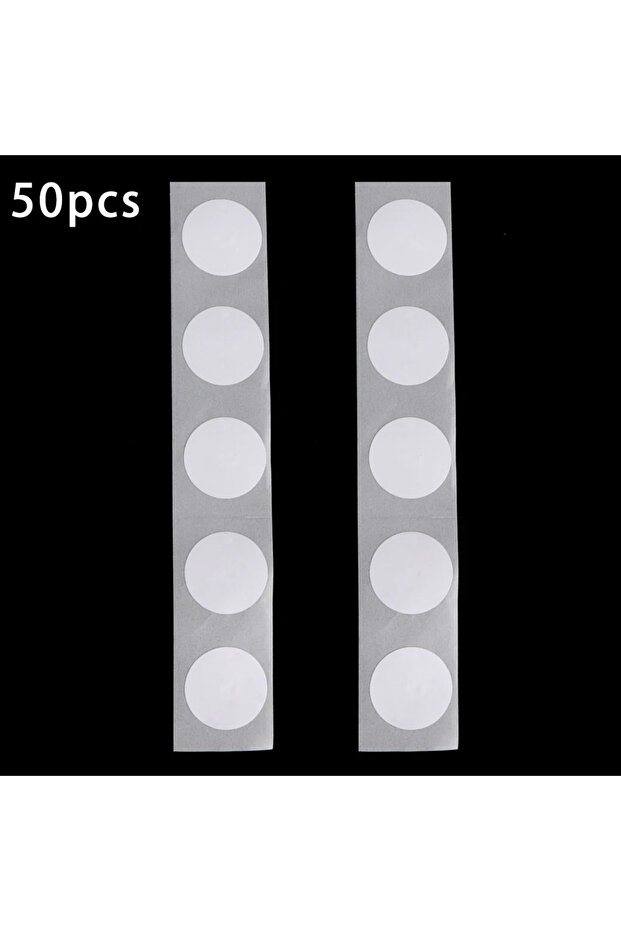 50pcs White Ntag215 Self-adhesive NFC Lable Tag Sticker 13.56MHz ISO14443A White Universal 215 RFID