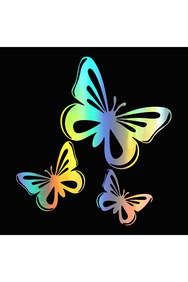 12CMX13CM G092 laser car stickers Butterfly vinly Sticker For Auto car accessories Styling Butterfly