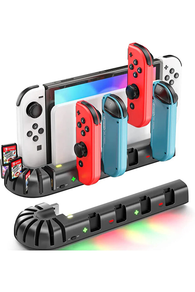 KDD-001 لشاحن Joycon Switch، لشحن سريع لوحدات تحكم OLED Switch - وحدة تحكم Switch Pro D - 1