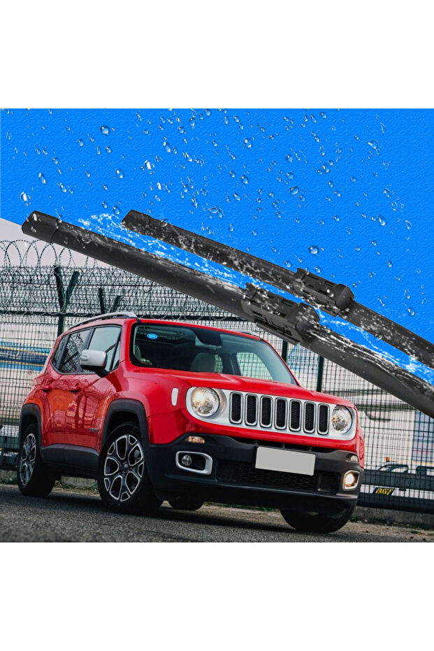 Wiper LHD Front Wiper Blades for Jeep Renegade BU 2014 - 2023 Windshield Windscreen Clean Window ...