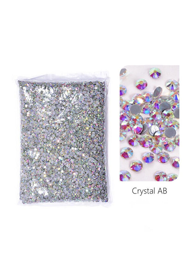 Ss16 14400pcs Crystal AB SS3-SS50 14400pcs/bag Big Bag Bulk Wholesale DMC Glitter Crystal AB Hotfix