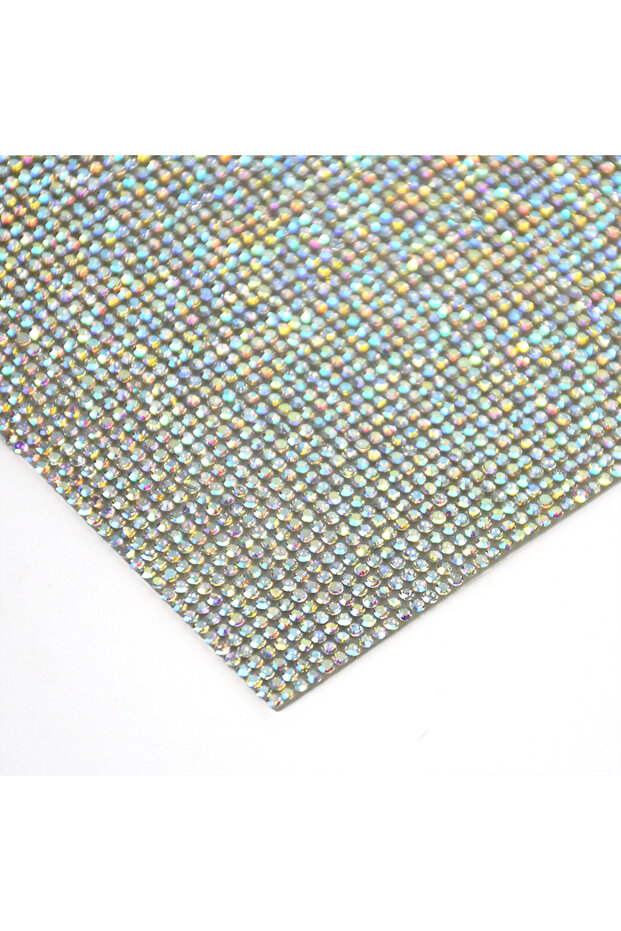 B02 Bling Rhinestone Crystal Sticker Decal Sheet DIY Self-Adhesive Diamond Ribbon DIY Decoration Sti