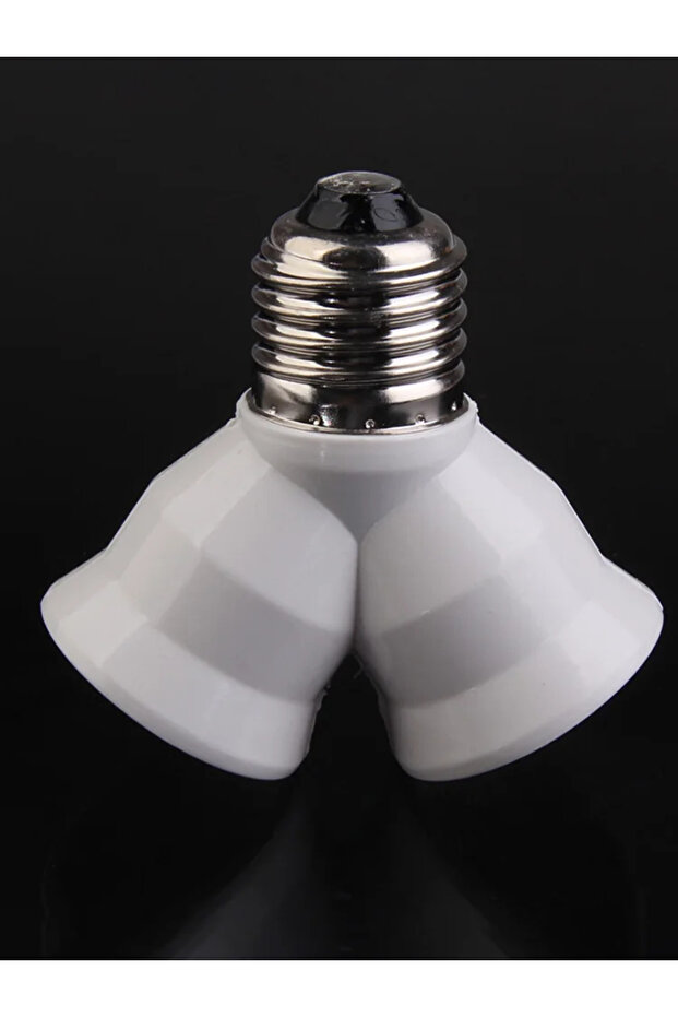 E27 Base Light Lamp Bulb Socket 1 to 2 Splitter Adapter Converter Socket Lamp Holder For Home Soc... - 7