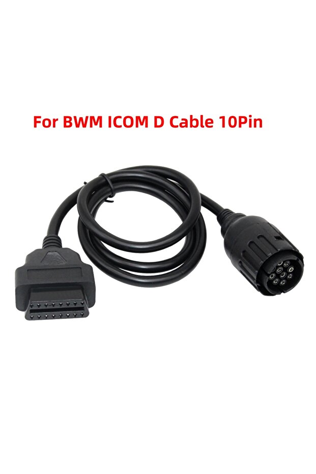 ForB-MW ICOM D Cable Motorcycles Motobikes 10 Pin Diagnostic Cable 10 Pin Adaptor To 16Pin OBD2 S...