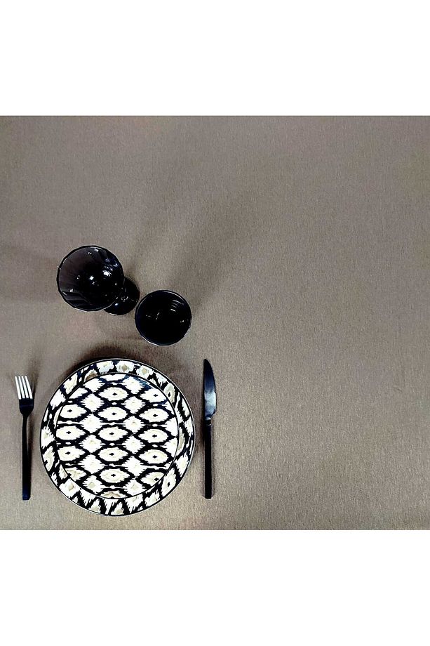 HAKİ-KAHVE PARLAK POLYESTER(LM) - 4