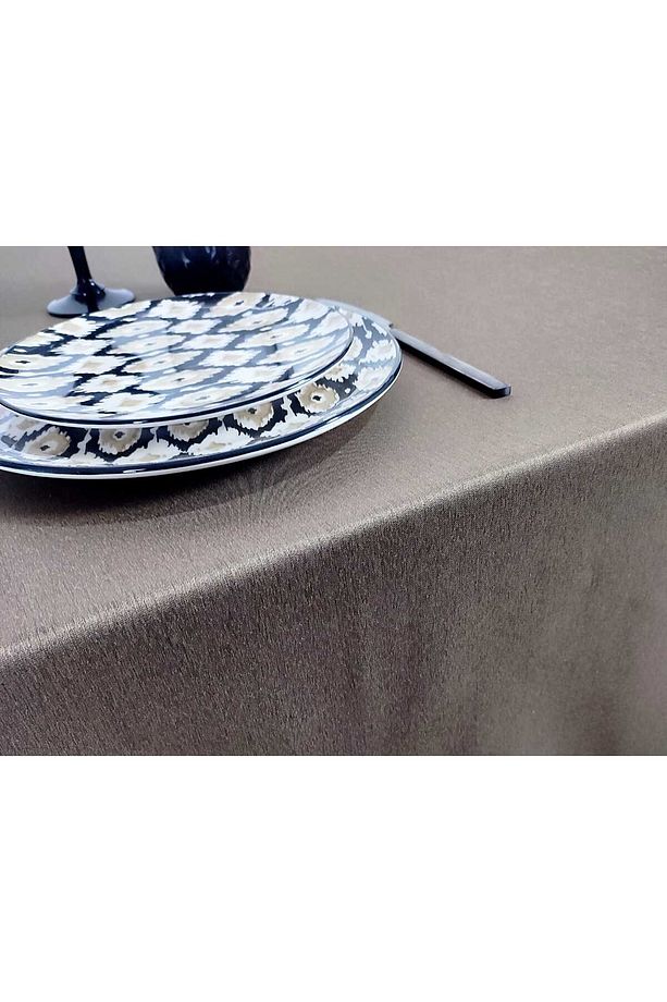 HAKİ-KAHVE PARLAK POLYESTER(LM) - 2