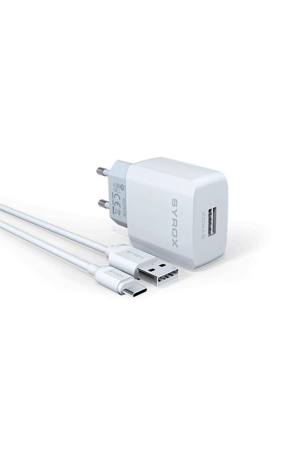 J48/d26t Hızlı Şarj Type-c Usb-c Kablolu Duvar Şarj Aleti 2.6a Beyaz - 1