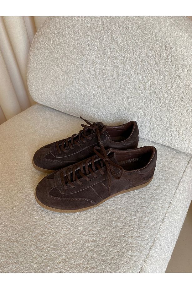 GERÇEK SÜET KAHVE SNEAKER - 2