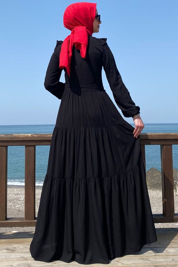 Bade Elbise Siyah - 7