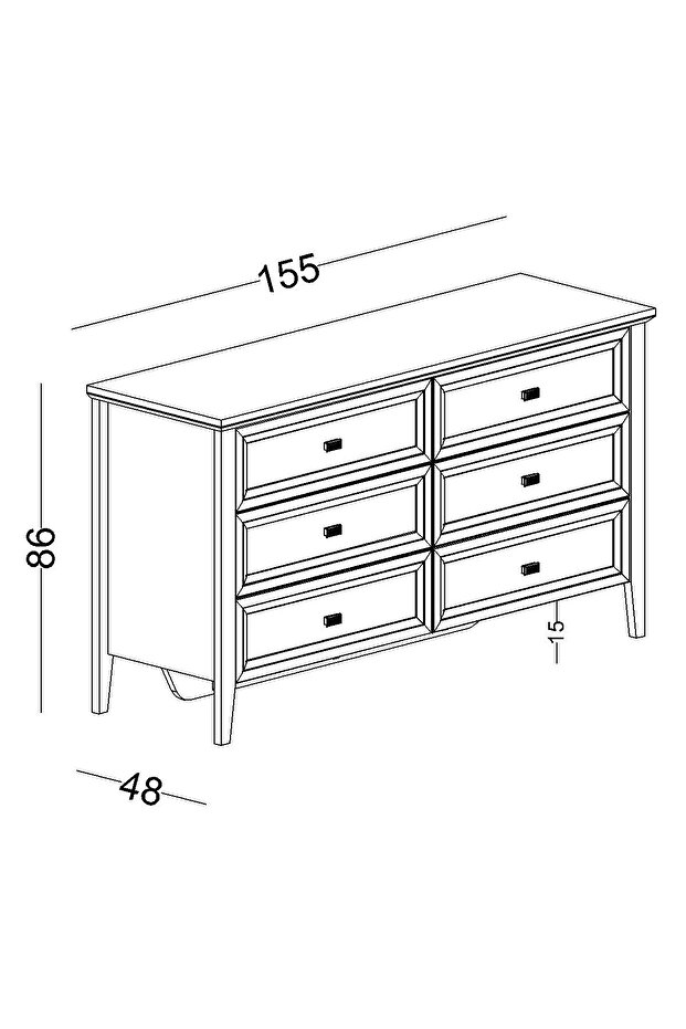 Orion Geniş Şifonyer - 7