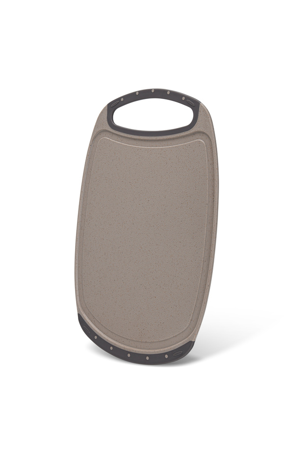 - Ultra-thin Plastic Cutting Board - Juice Groove & Non-slip Bottom - 35cm