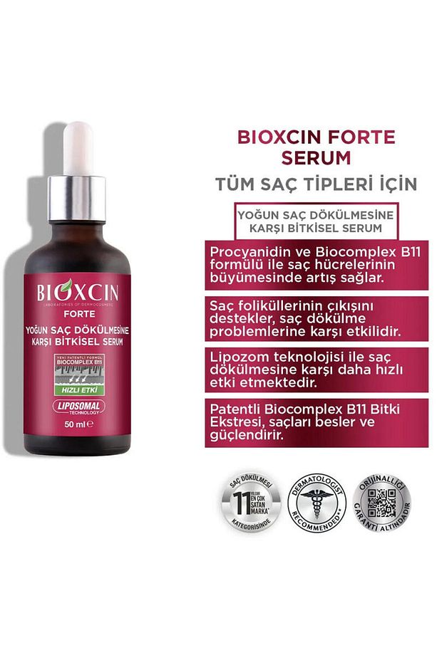 Forte Saç Dökülmesine Karşı Bitkisel Şampuan 300ml Serum 50 ml Tanışma Kiti 100ml Yüz Yıkama Jeli - 3