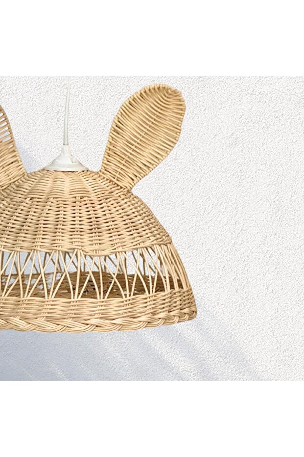 Bunny Rattan Bambu Avize - 7