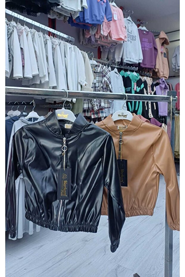 Kısa Deri Ceket - 2