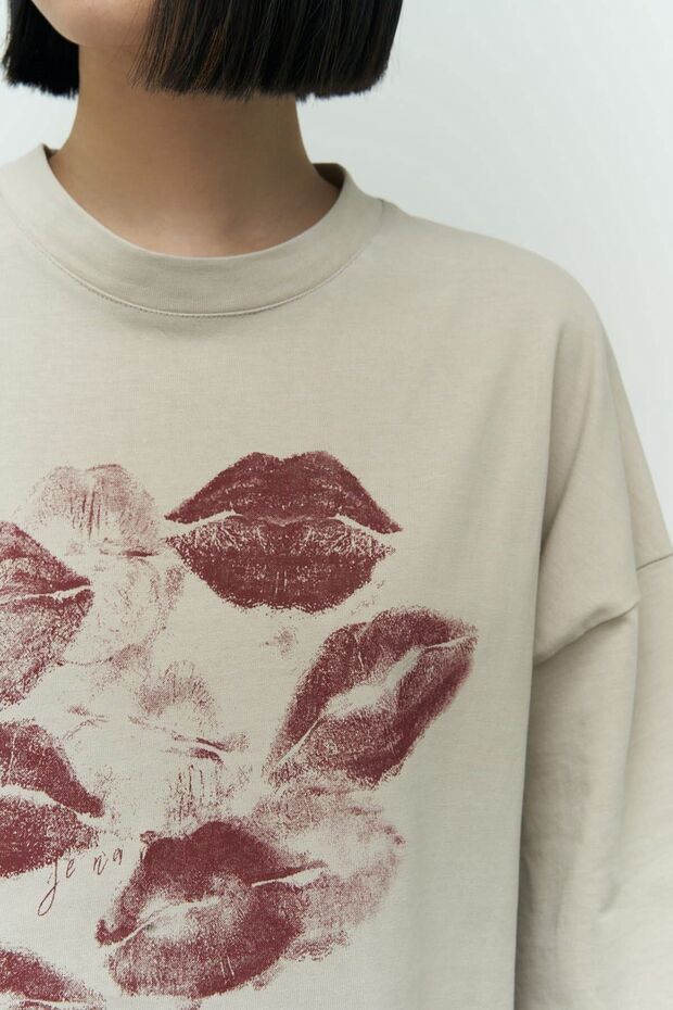 Lips Bej Oversize - 5