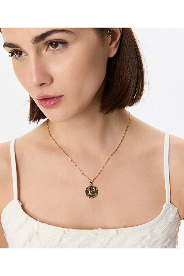 YENGEÇ BURCU TEMALI KOLYE - 2