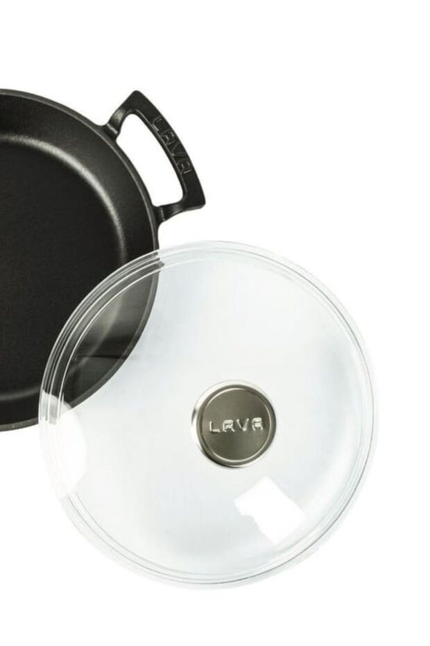 Döküm Yuvarlak 20 cm Cam kapak - 1