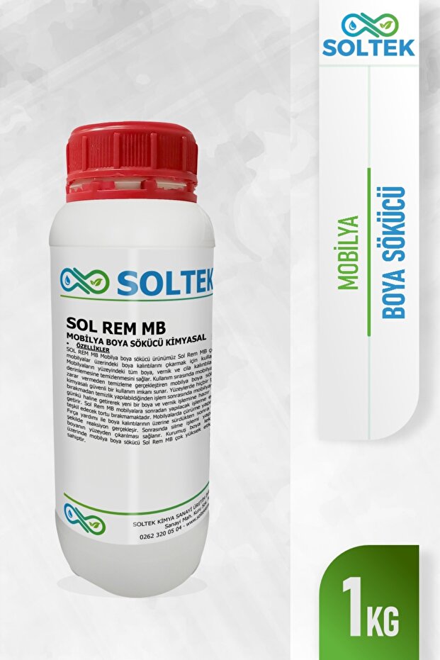 Mobilya Vernik Boya Sökücü - SOL REM MB - 1