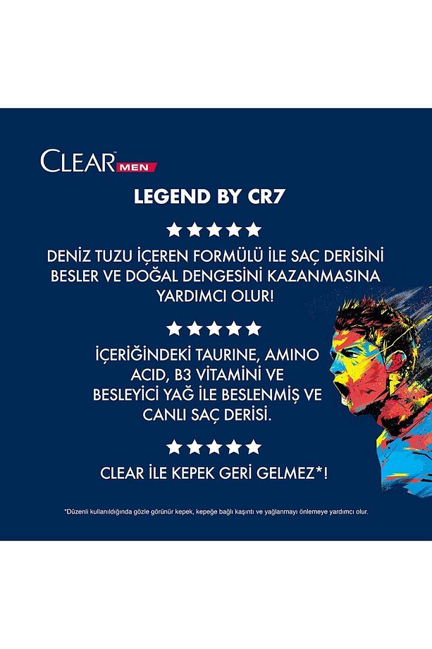 350 ml Men Şampuan Cr7 Kepeğe Karşı X4 Adet - 4