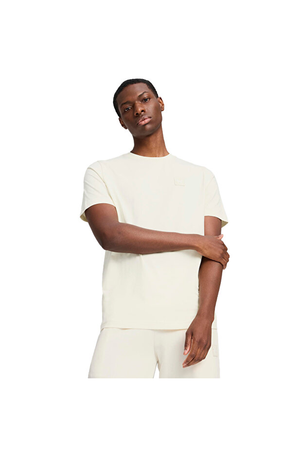 Essentials Elevated Erkek Bej Günlük Stil T-Shirt 69089399 - 1