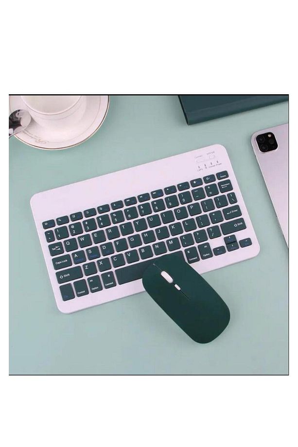 Tüm Cihazlara Uyumlu Kablosuz Bluetooth Klavye+mouse Set+MousePad+Tablet Kalemi - 2