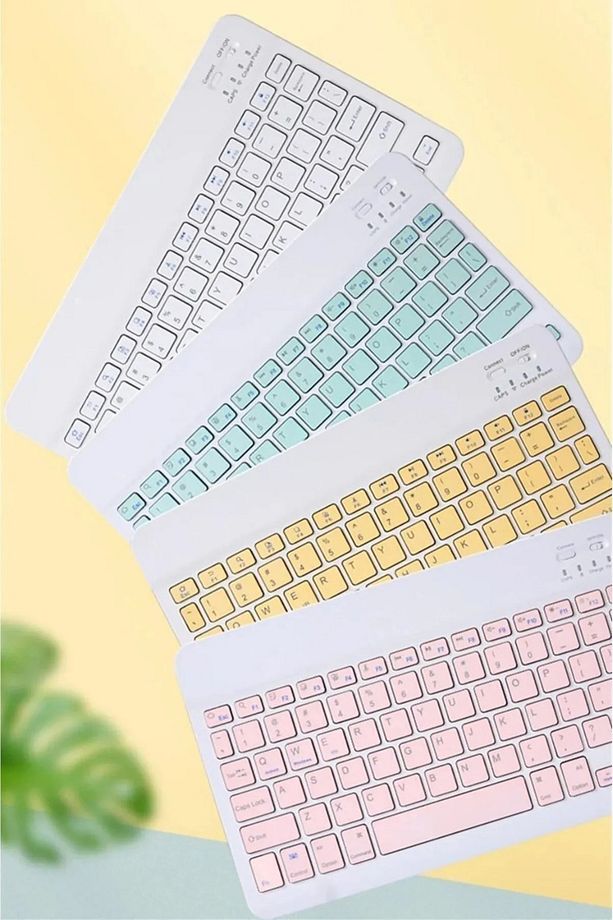 Tüm Cihazlara Uyumlu Kablosuz Bluetooth Klavye+mouse Set+MousePad+Tablet Kalemi - 5