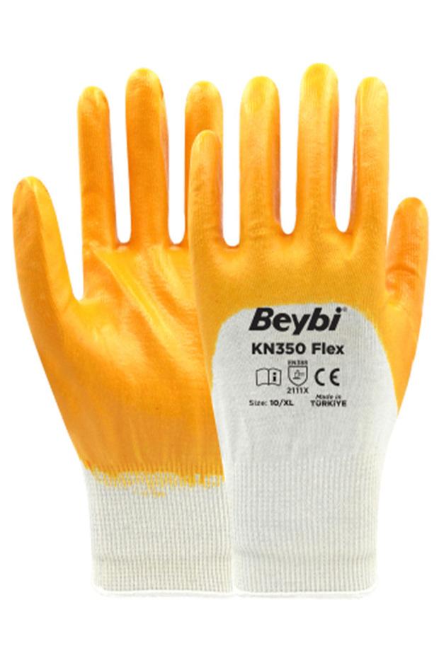 KN350 FLEX PAMUK NİTRİL ELDİVEN 12 ADET - 1