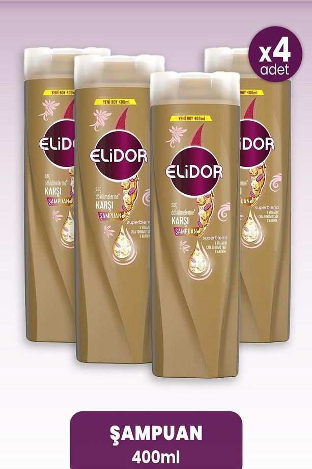 Şampuan 400 ml Saç Dökülmelerine Karşı X4 Adet - 1
