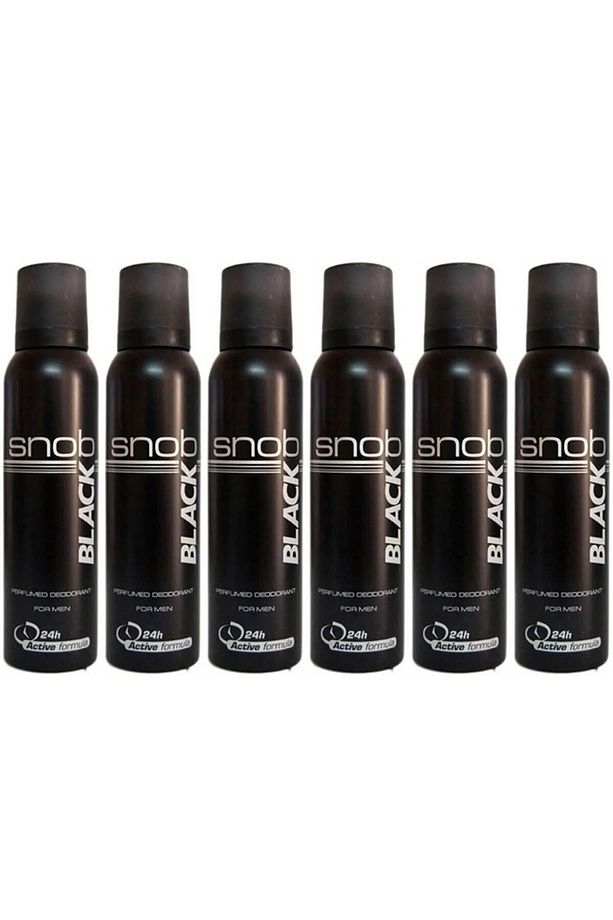 For Men Black Deodorant 150ml X 6 Adet - 1