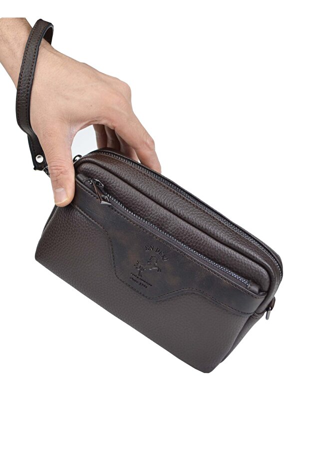 Men's Hand and Bracelet Belt Portfolio Clutch Bag