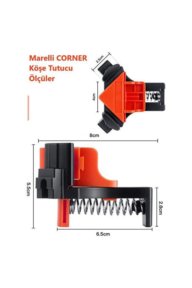 KÖŞE TUTUCU MENGENE 4 ADET SET - 4