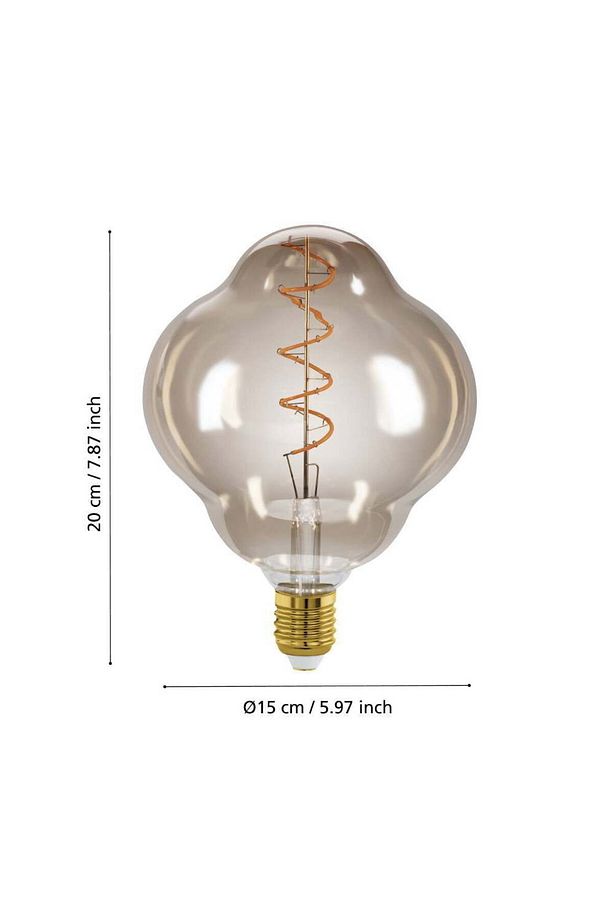 110252 E27-Led-Cl150 Ampul 1X4W Amber 2000K 200 Lümen Dim Edilebilir - 4