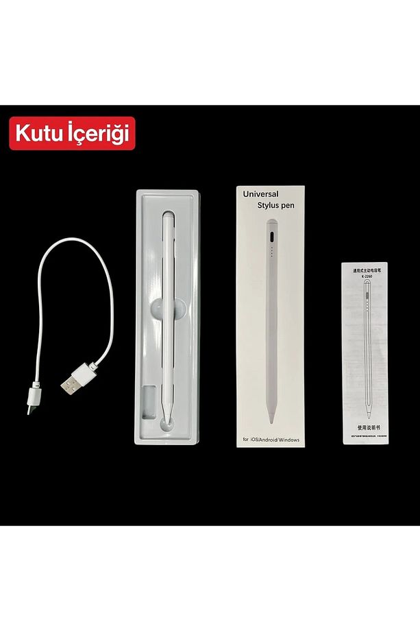 iOS Android Windows Uyumlu Tablet Telefon iPad Yazı Çizim Kalemi - 2